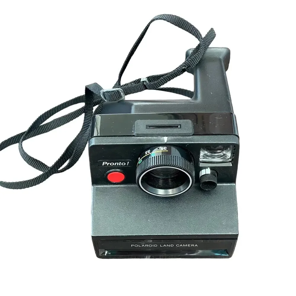 Polaroid Pronto Land Camera SX-70 w/ Vinyl Case Manual Vtg Photography UNTESTED